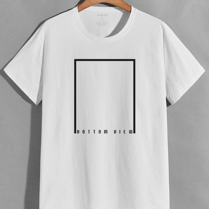 T-shirt personalizada frente e verso